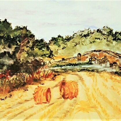 HARVEST TIME - Pastel on paper - 80x70 