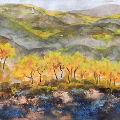 INDIAN SUMMER - Watercolour on  paper - 50x40