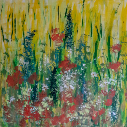 BEE'S FAVORITE - Acryl on canvas - 100x100