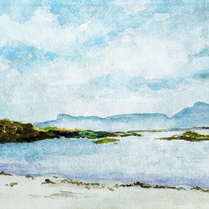 SILENCE - Watercolour on paper - 50x40