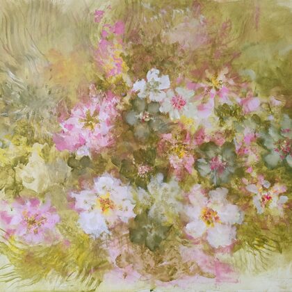 WILD ROSES - Acryl on canvas - 80x100