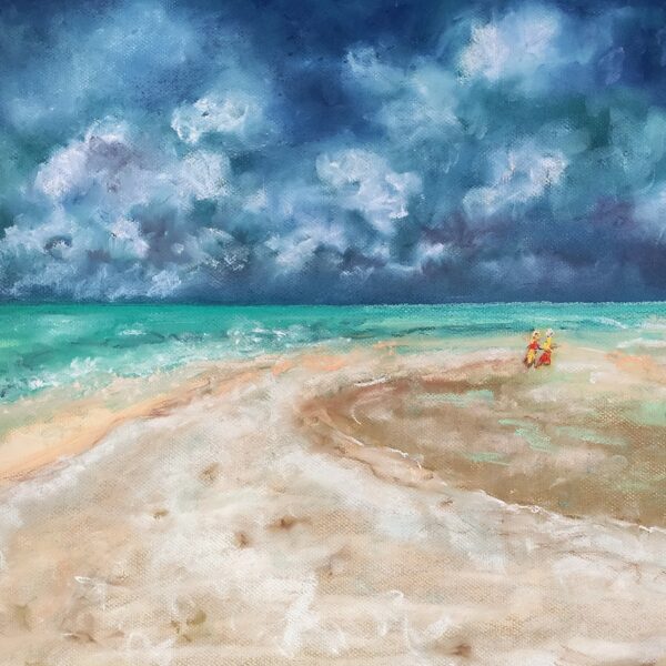 CARIBBEAN FEELING - Pastellkreide auf Papier - 70x80