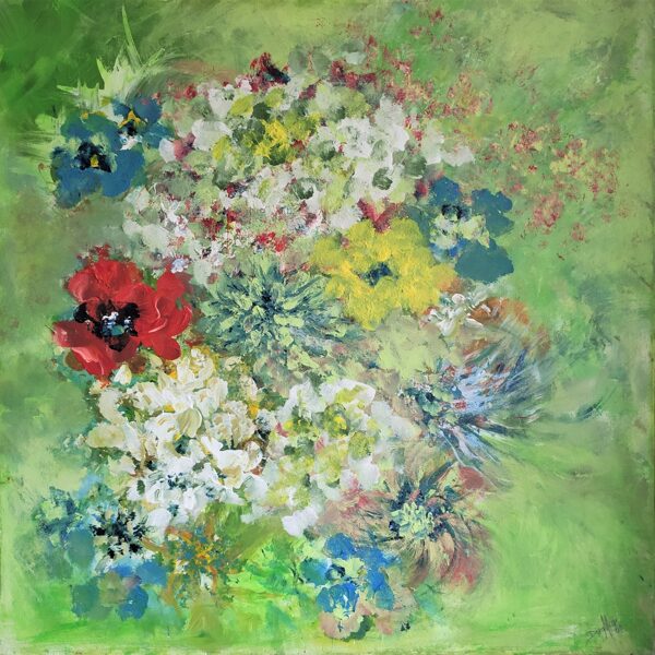 FROM MY GARDEN - Acryl auf Leinwand - 70x70