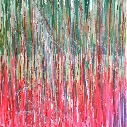 IT'S RAINING ALL DAY - Acryl auf Leinwand - 80x100