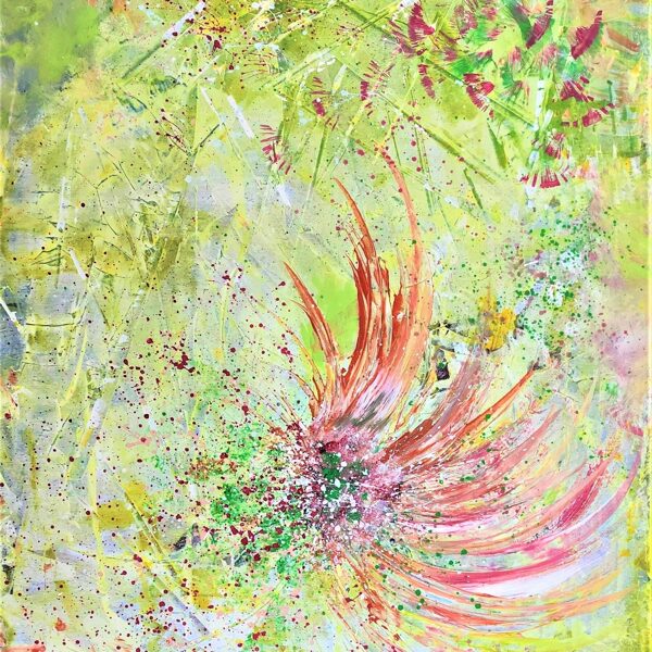 PHOENIX - Acryl auf Leinwand - 70x60