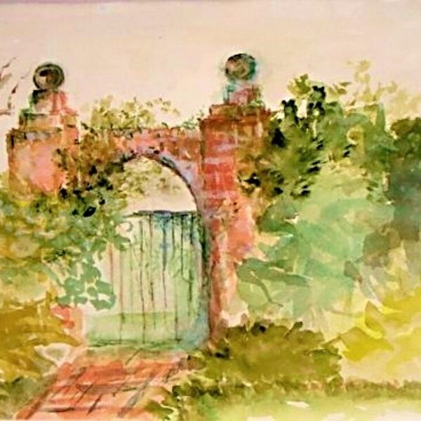 SISSINGHURST - Aquarell auf  Papier - 30x40