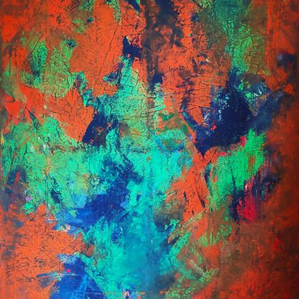 CLEAR COLORS - Acryl auf Leinwand - 100x80