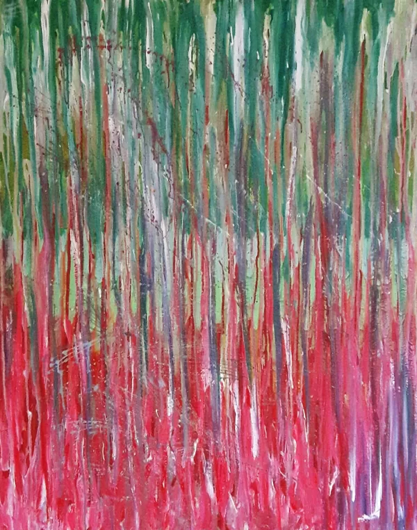 IT'S RAINING ALL DAY - Acryl on canvas - 100x80
