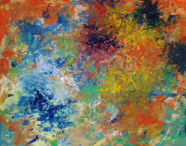 FROM ABOVE - Acryl on canvas - 80x100