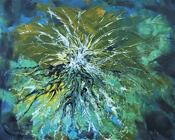 DARK WATERWORLD - Acryl on hardboard - 40x50