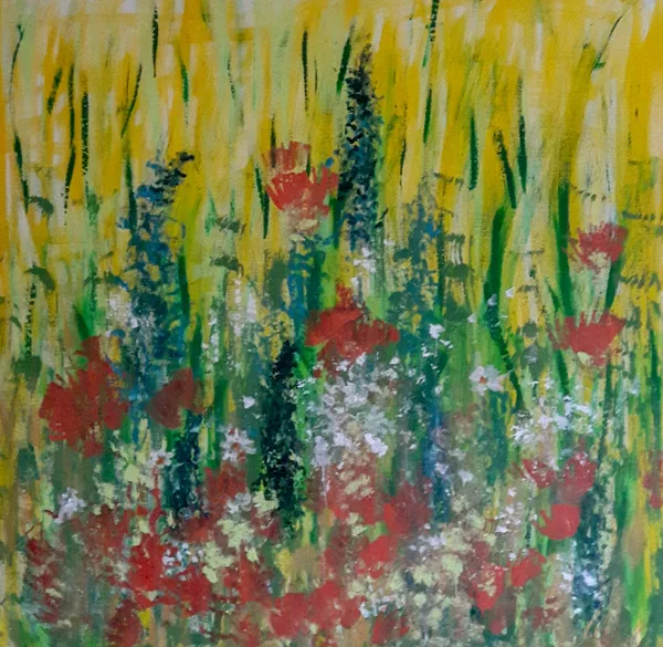 BEE'S FAVORITE - Acryl on canvas - 100x100
