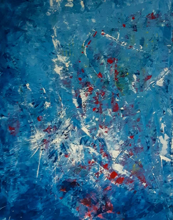 BLUE MOOD - Acryl on canvas - 60x50