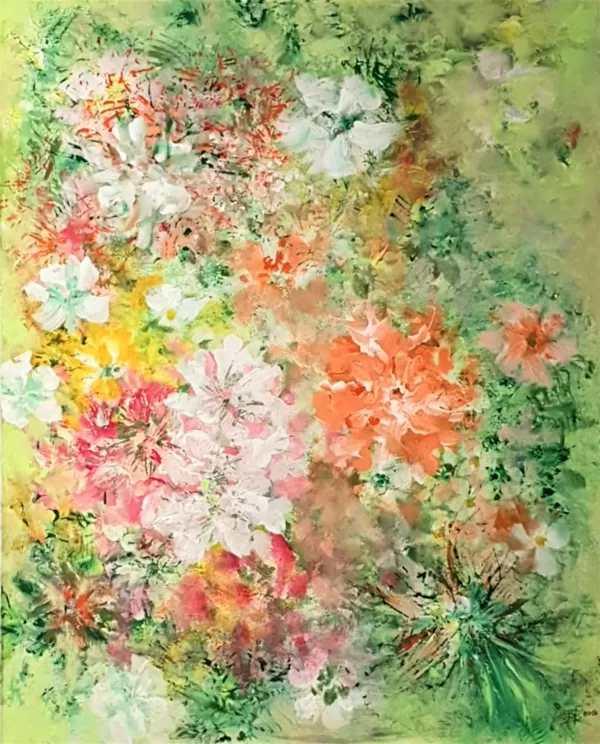 LONGING FOR SUMMER - Acryl on canvas - 100x80