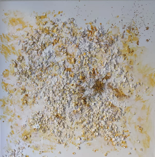ORIGIN - Mixed media on canvas - 100x100