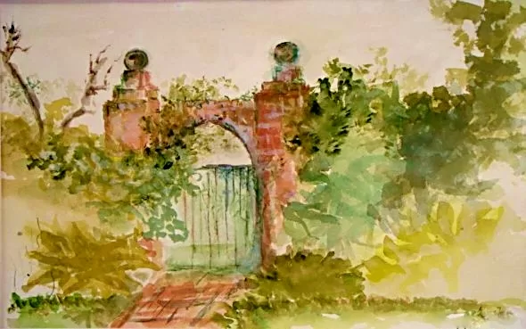 SISSINGHURST - Watercolour on paper - 60x50
