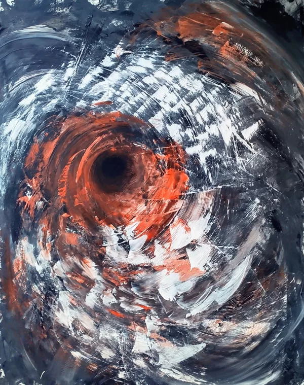 CYCLONIC -  Acryl auf Leinwand - 100x80