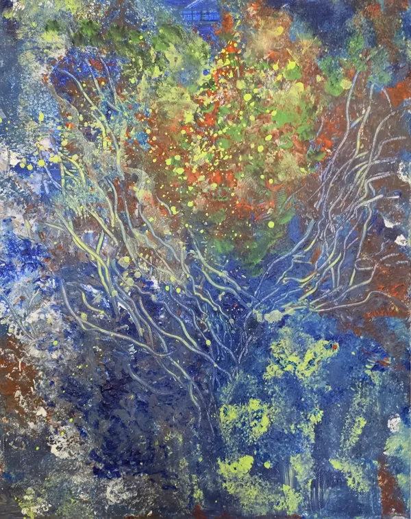DEEP WATER - Acryl auf Leinwand - 50x40