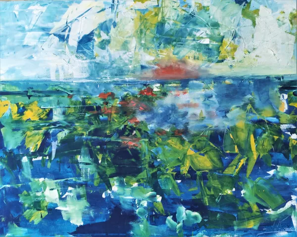 ETERNAL ICE - Acryl auf Leinwand - 80x100