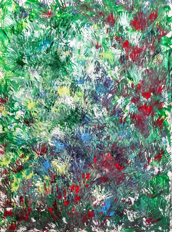 JUNGLE - Acryl auf Leinwand - 80x70