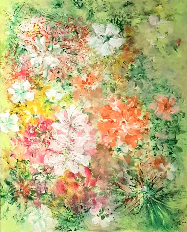LONGING FOR SUMMER - Acryl auf Leinwand -  100x80