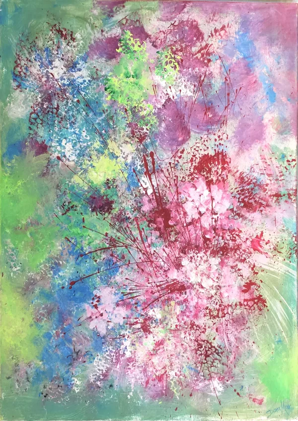 SPIRIT OF SPRING -Acryl auf Leinwand - 70x60